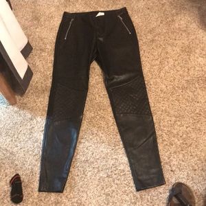 Zara leather pants
